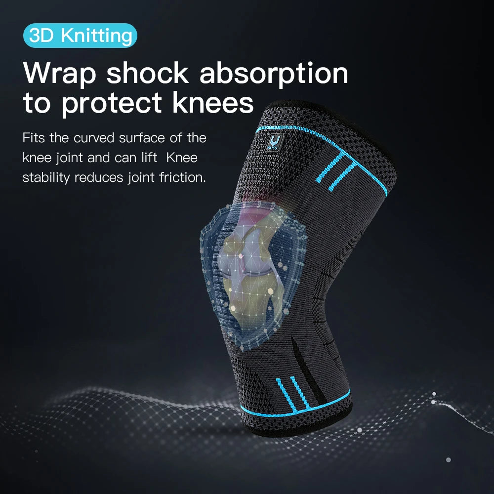 Compression Knee Support Sleeve - Elastic Sports Brace