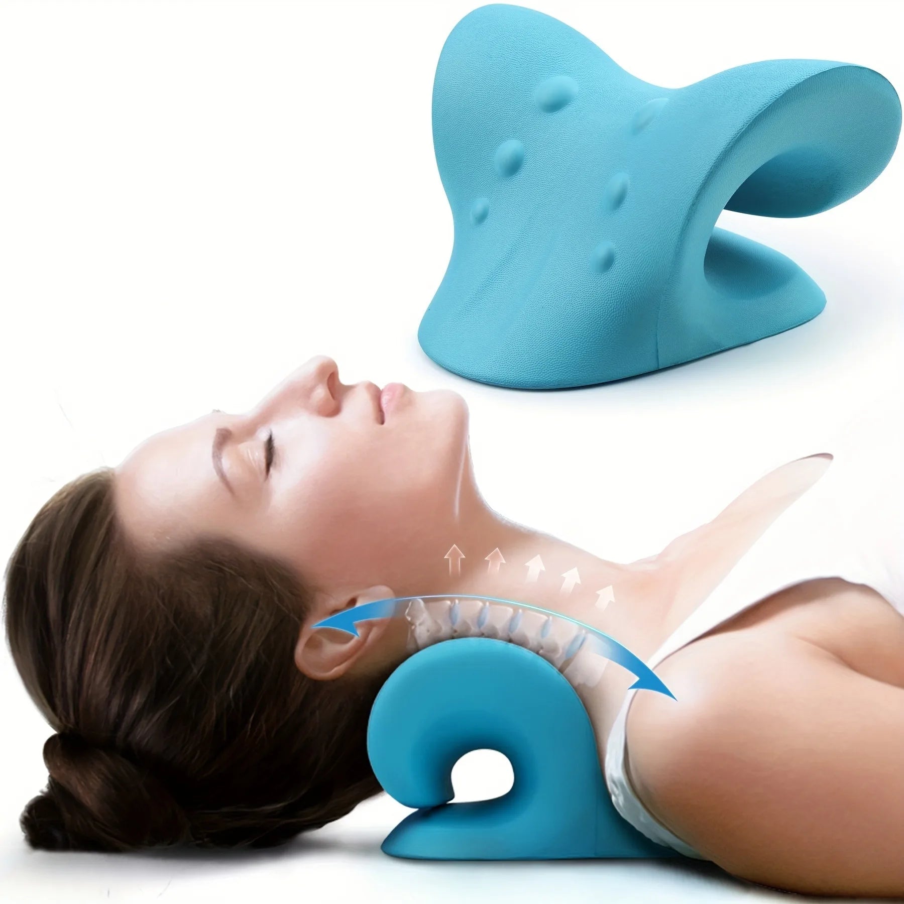 Neck & Shoulder Relief Pillow - Cervical Traction Device