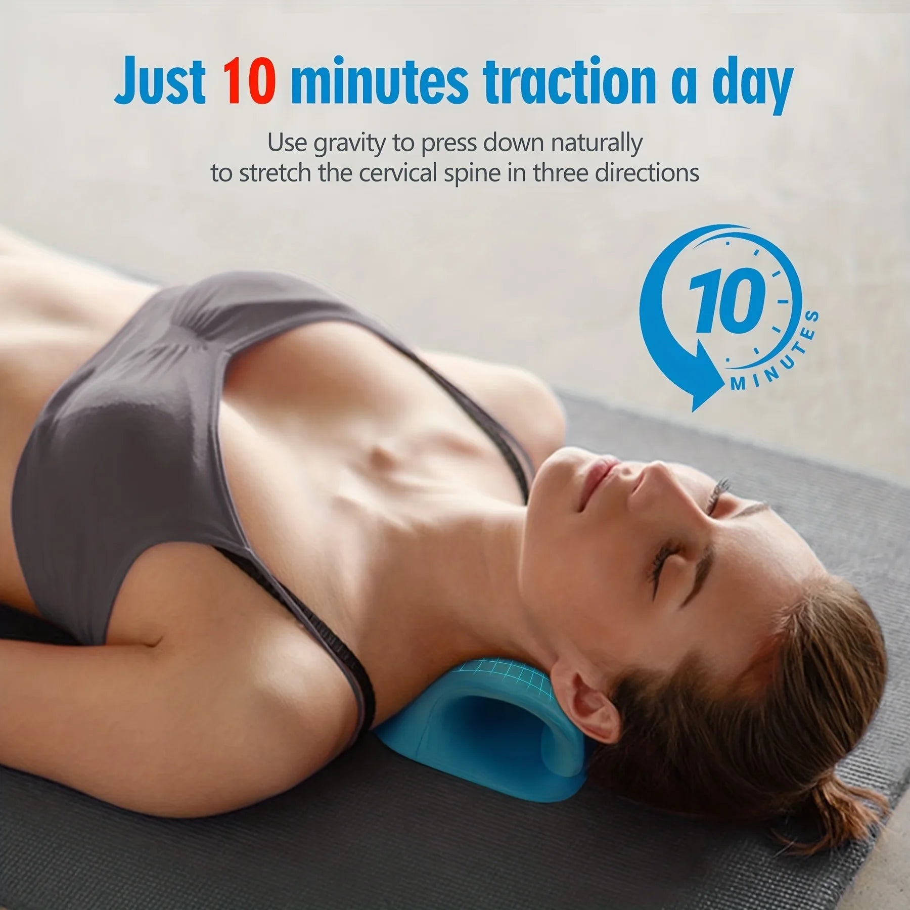Neck & Shoulder Relief Pillow - Cervical Traction Device